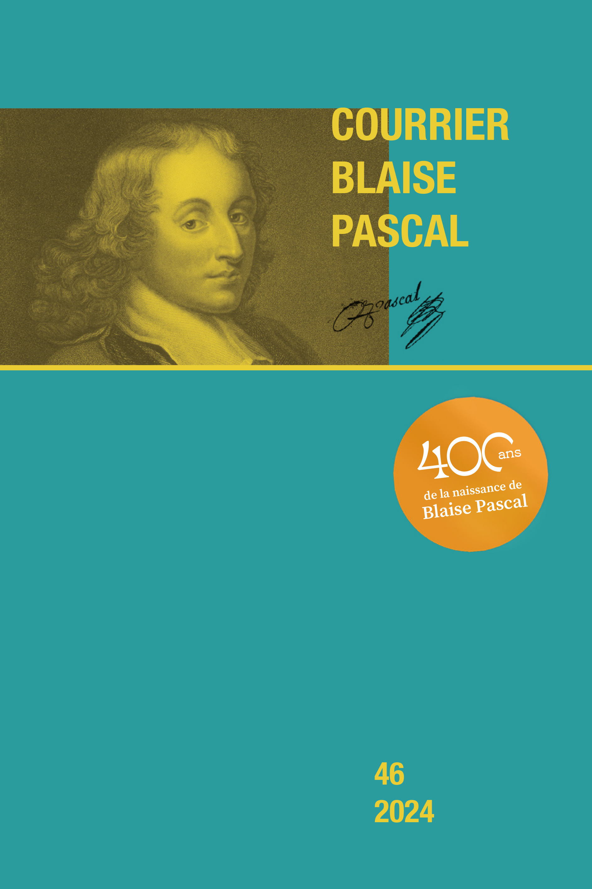 Couverture du Courrier Blaise-Pascal n46