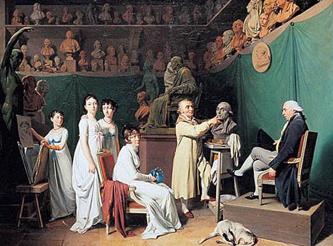 Louis-Lopold Boilly, L'atelier de Houdon