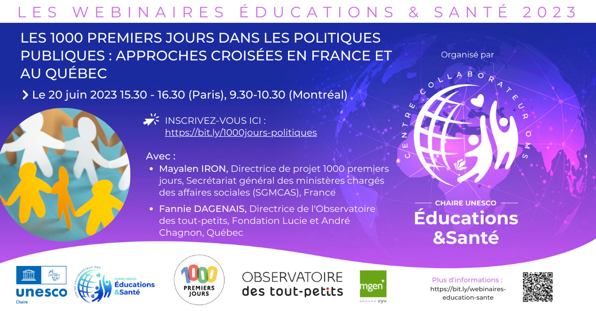 Webinaire Les 1000 premiers jours dans les politiques publique